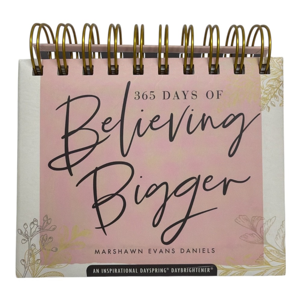 DaySpring Marshawn Evans Daniels Believing Bigger Perpetual Calendar LG Print